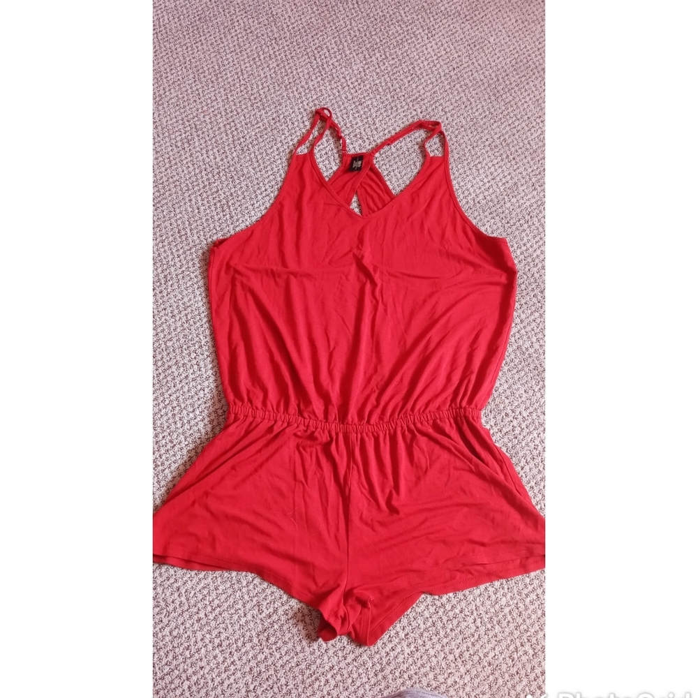 Swim cover-up/ romper
